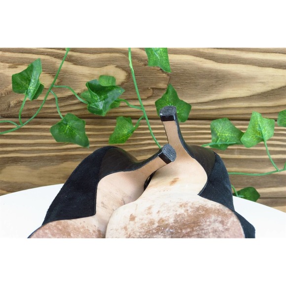 Talbots Women Sz 8 M Black Pump Leather Shoes - Picture 7 of 7